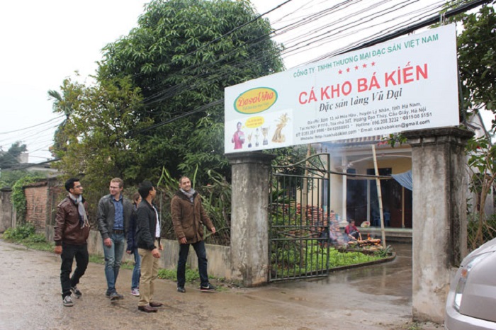 Cơ sở kho cá làng Vũ Đại được đặt tại tỉnh Hà Nam 